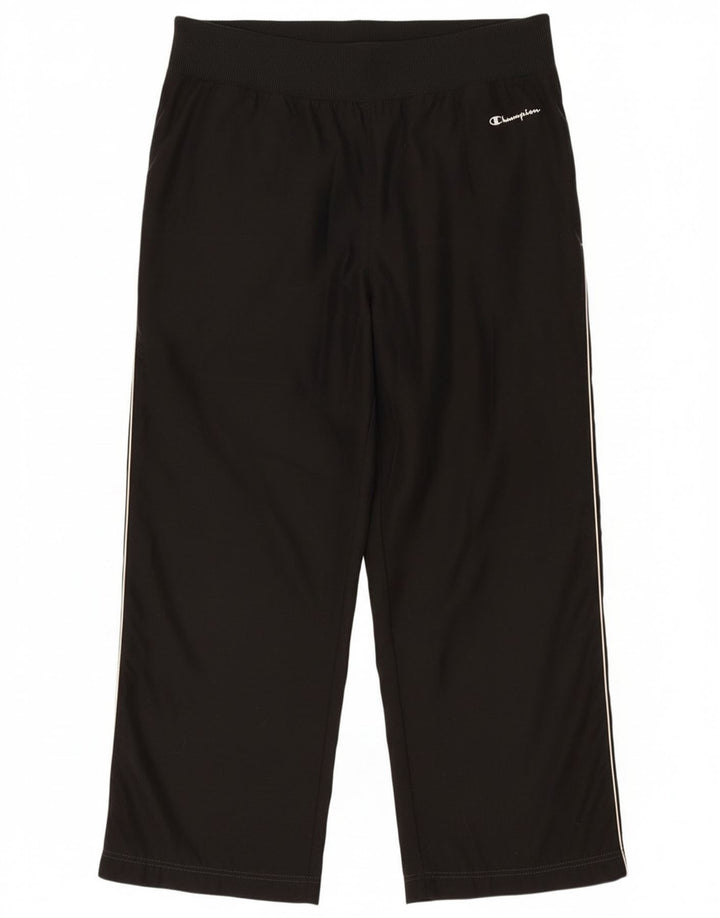Champion Pantalones De Chándal Para Mujer UK 44 Grande Poliéster Negro