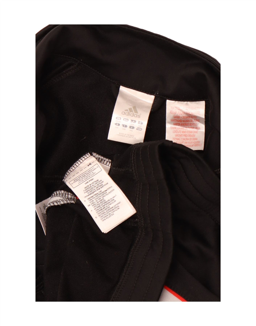 ADIDAS Chaqueta de chándal para niña 13-14 años Negro Colorblock Sports