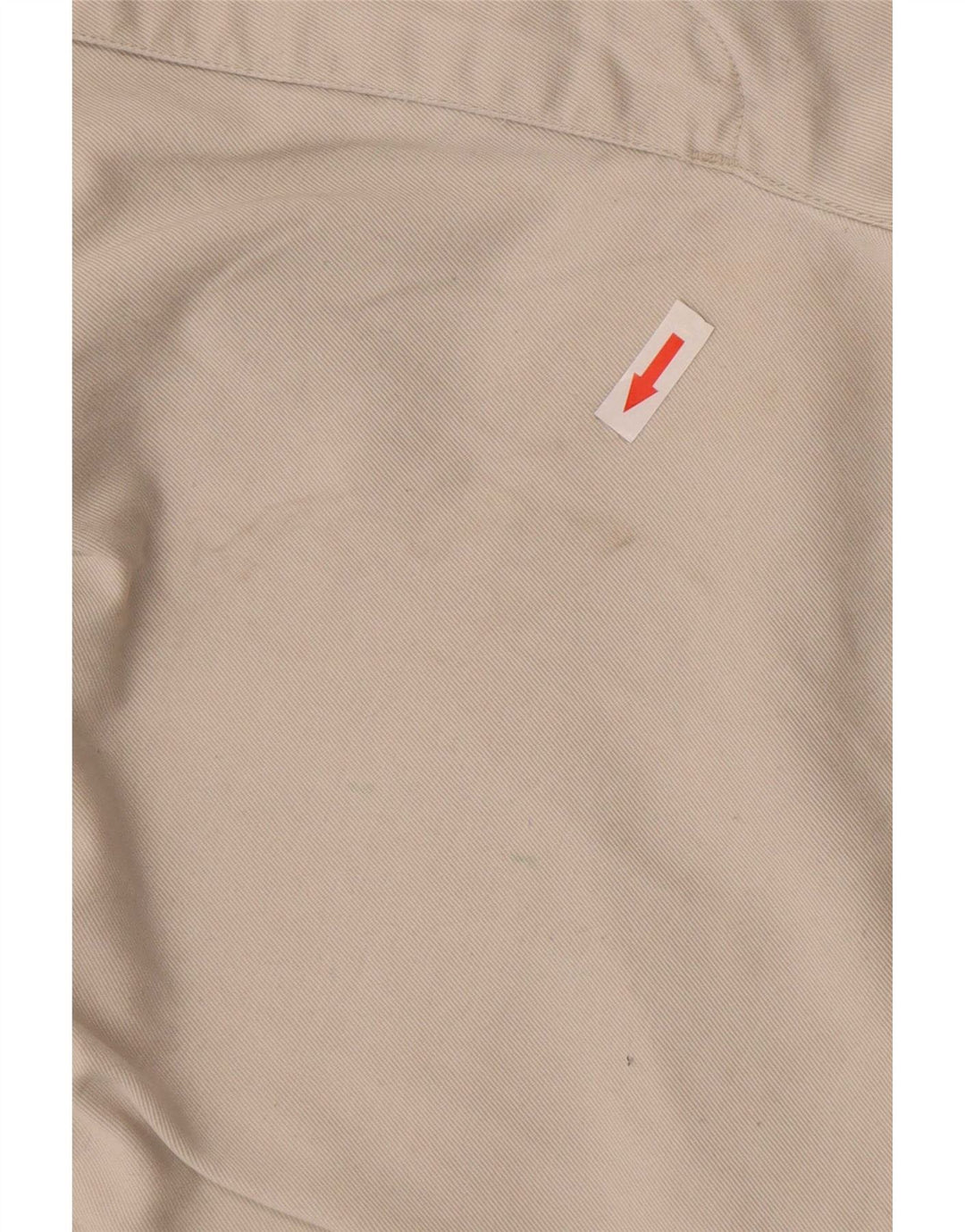 Marks & Spencer Pantalones cortos chinos pegados para hombre W36 Grande Algodón blanco roto