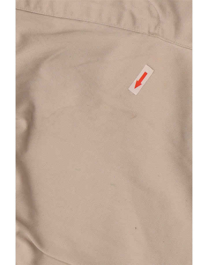 Marks & Spencer Pantalones cortos chinos pegados para hombre W36 Grande Algodón blanco roto