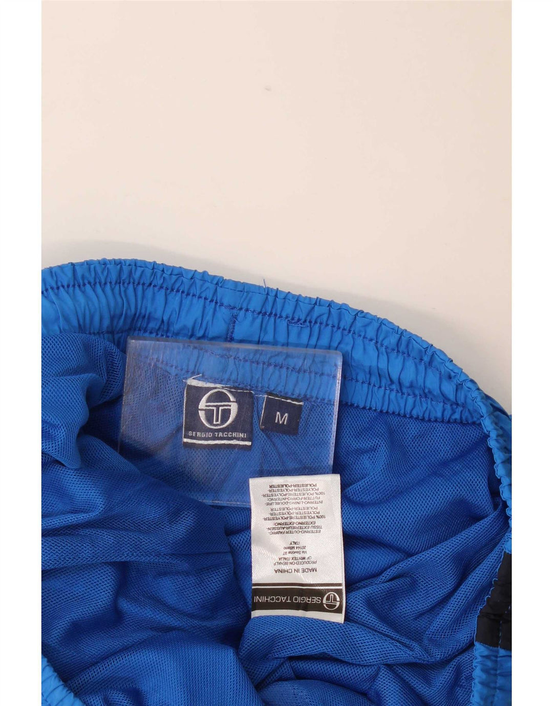 Sergio Tacchini Pantalón De Chándal Hombre Azul Medio Poliéster Color Block