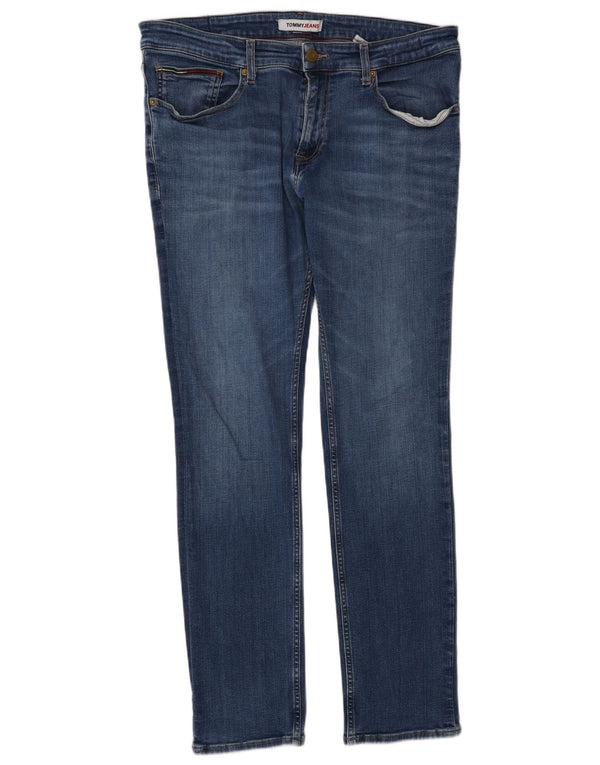 Tommy Hilfiger Jeans Scanton Slim para hombre W36 L32 Algodón azul