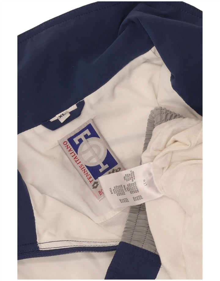 Lotto Mens Graphic Chándal Top Chaqueta XL Blanco Colorblock Poliéster