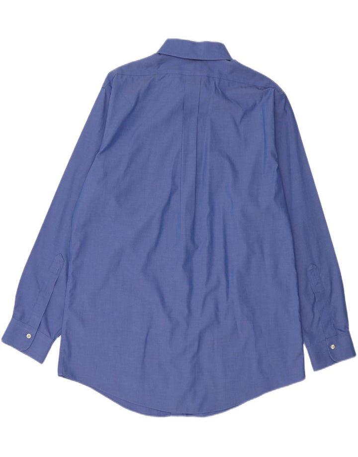 BROOKS BROTHERS Camisa Regent para hombre Talla 16 1/2 Algodón azul grande