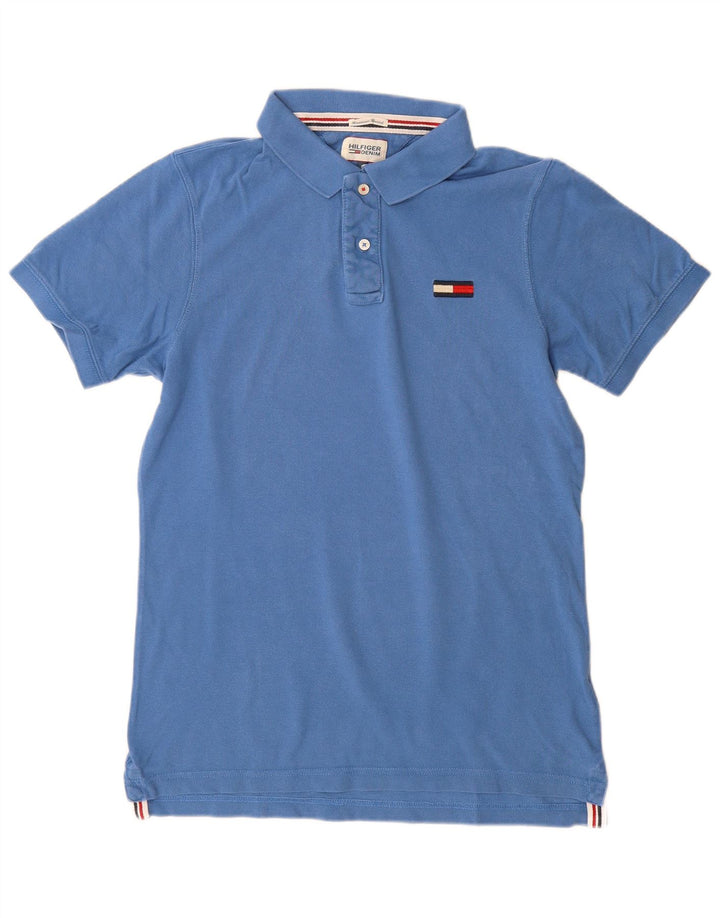 Polo Tommy Hilfiger para hombre de algodón azul grande