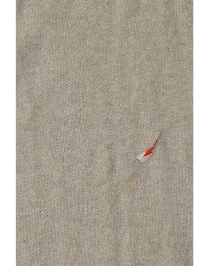 Zara Mujer Top Manga Larga UK 44 Large Viscosa Gris Moteada