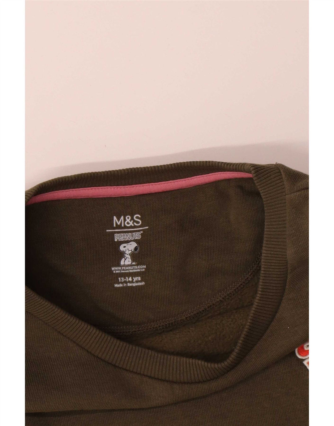 Marks & Spencer Sudadera Peanuts para niña 13-14 años Caqui