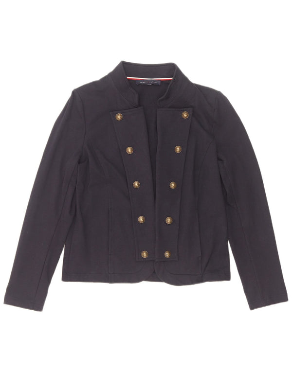 Tommy Hilfiger Chaqueta Bomber para Mujer UK 14 Mediana Azul Marino Algodón