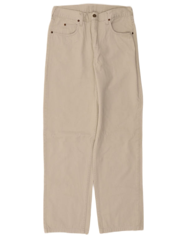 Lee Mens Kansas Pantalones Casuales De Corte Suelto W33 L34 Algodón Beige