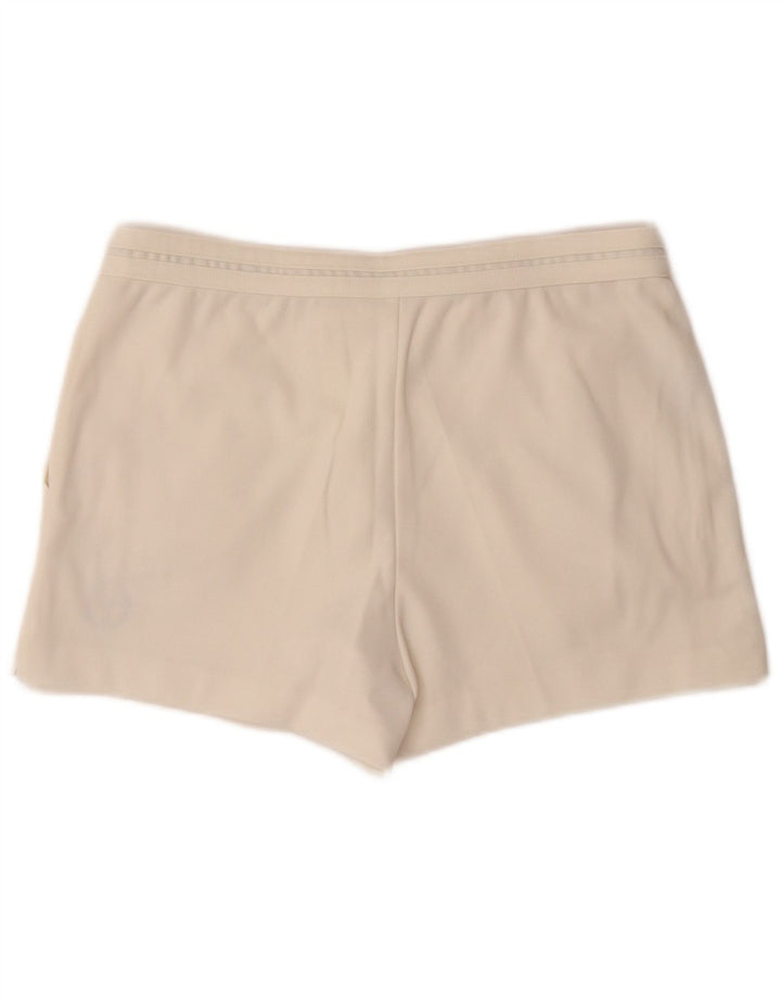 SERGIO TACCHINI Pantalones cortos chinos para hombre IT 48 Medium W30 Poliéster blanco