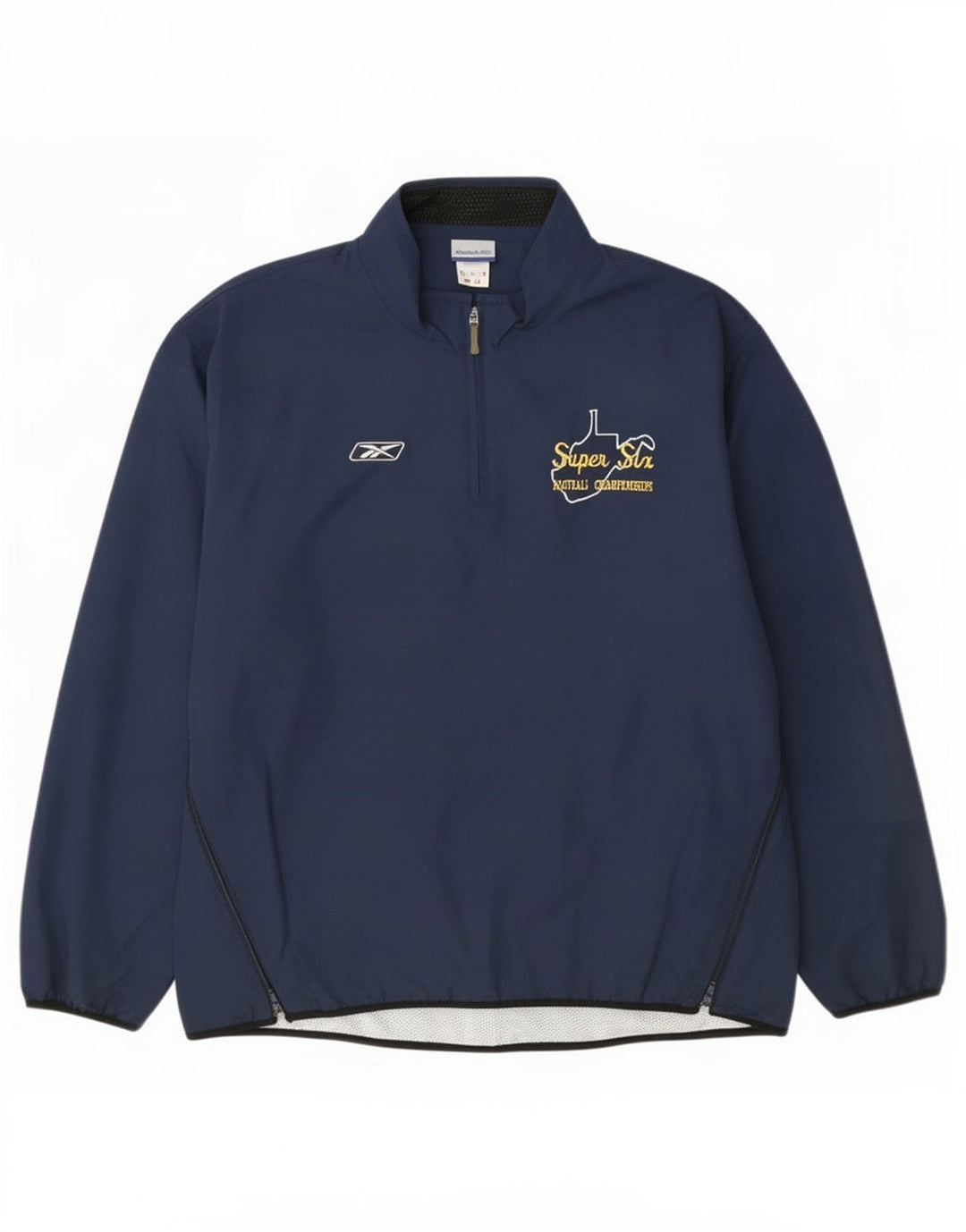 Reebok Chaqueta impermeable para hombre UK 42 XL Azul marino Poliéster