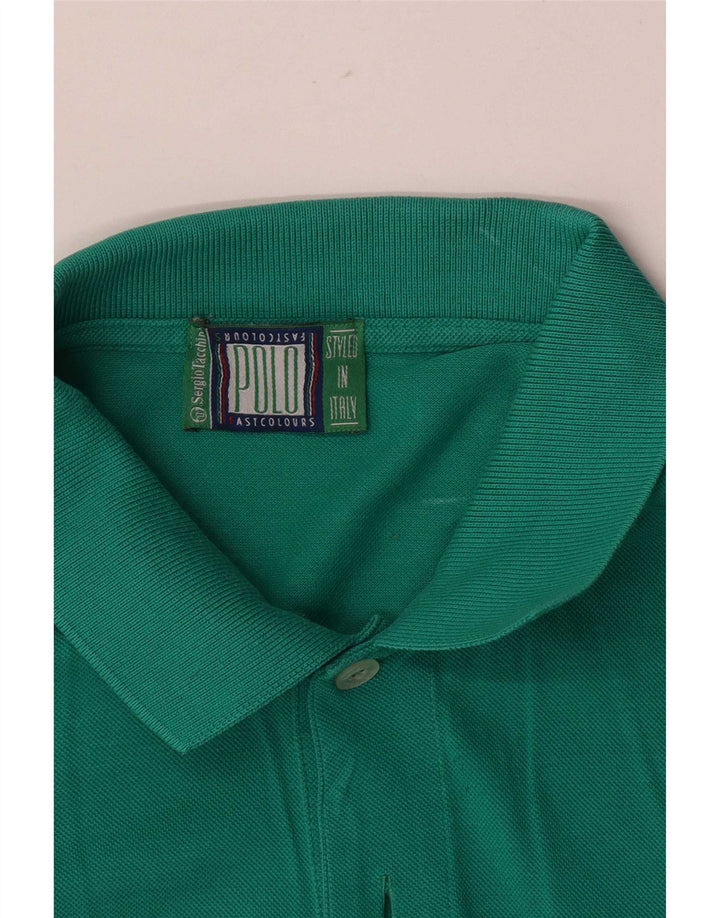 Sergio Tacchini Polo para hombre grande verde