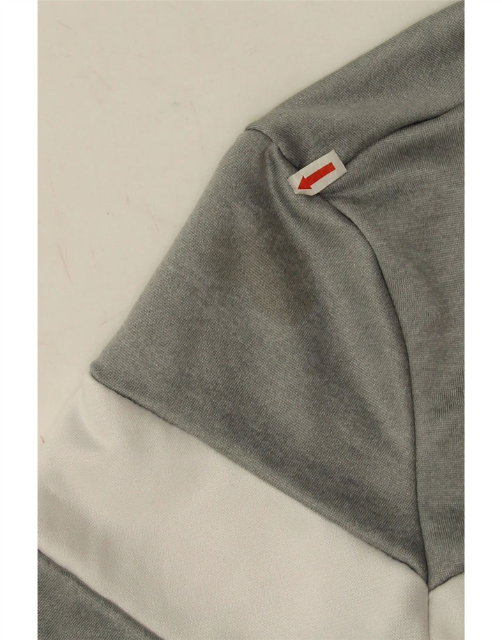 Ellesse Hombre Sudadera Gráfica Jersey Pequeño Gris Colorblock Poliéster