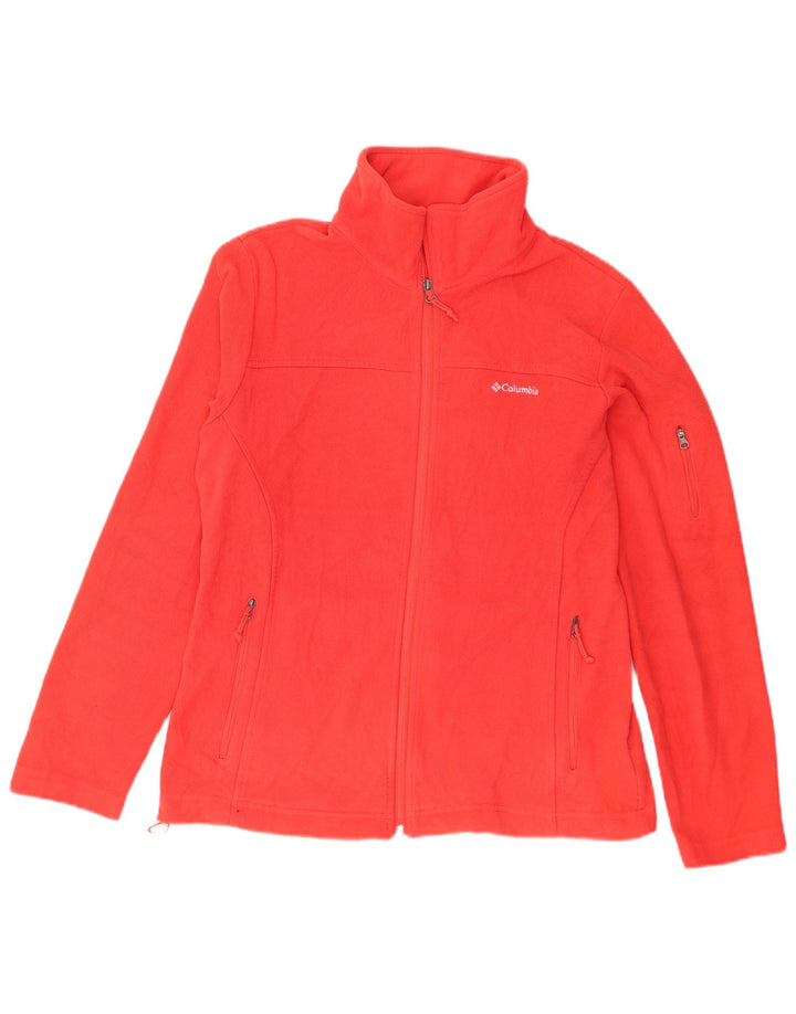 Columbia Chaqueta polar para mujer UK 46 Grande Poliéster rojo