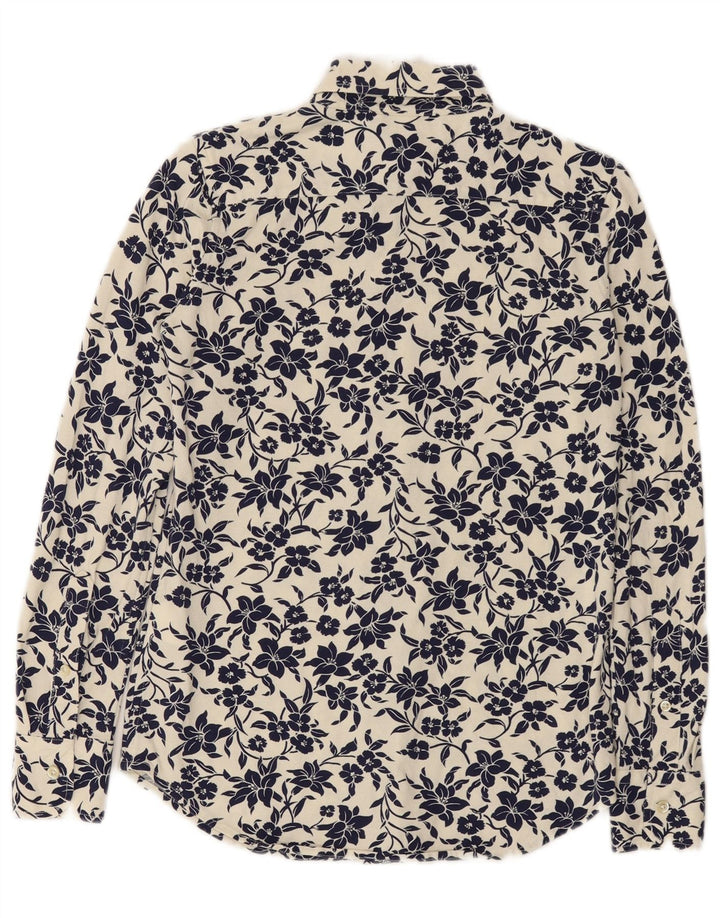 Camisa Ralph Lauren Hombre Pequeña Algodón Floral Blanco