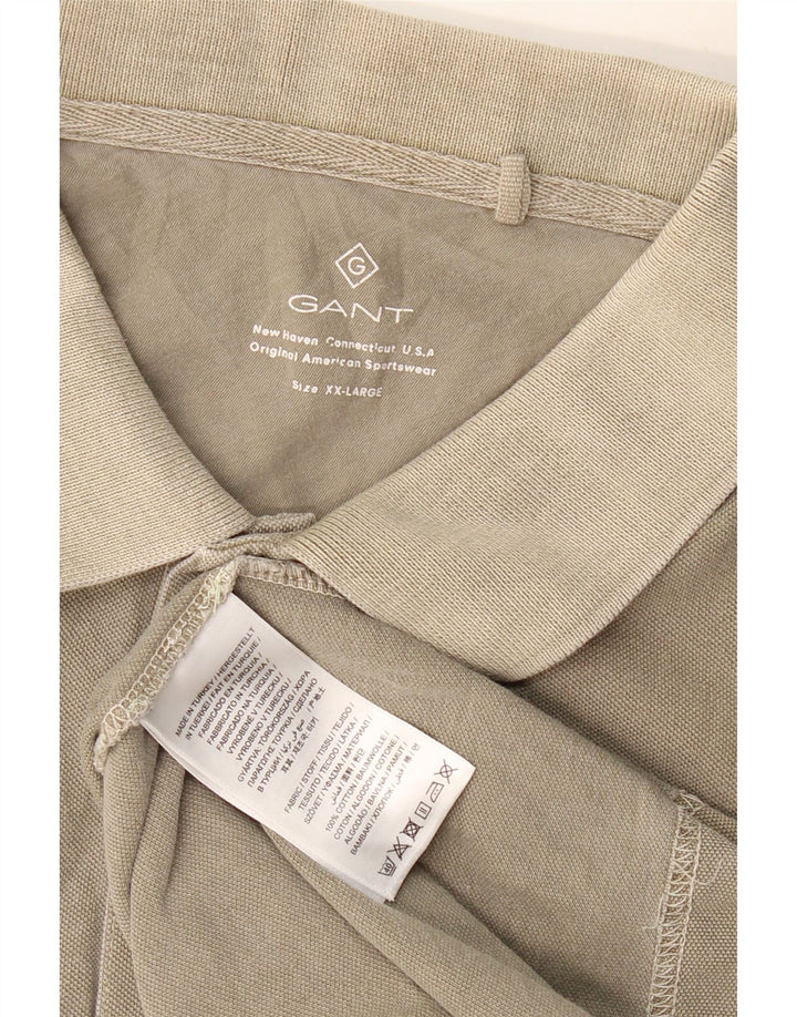 GANT Polo para hombre 2XL Caqui Algodón