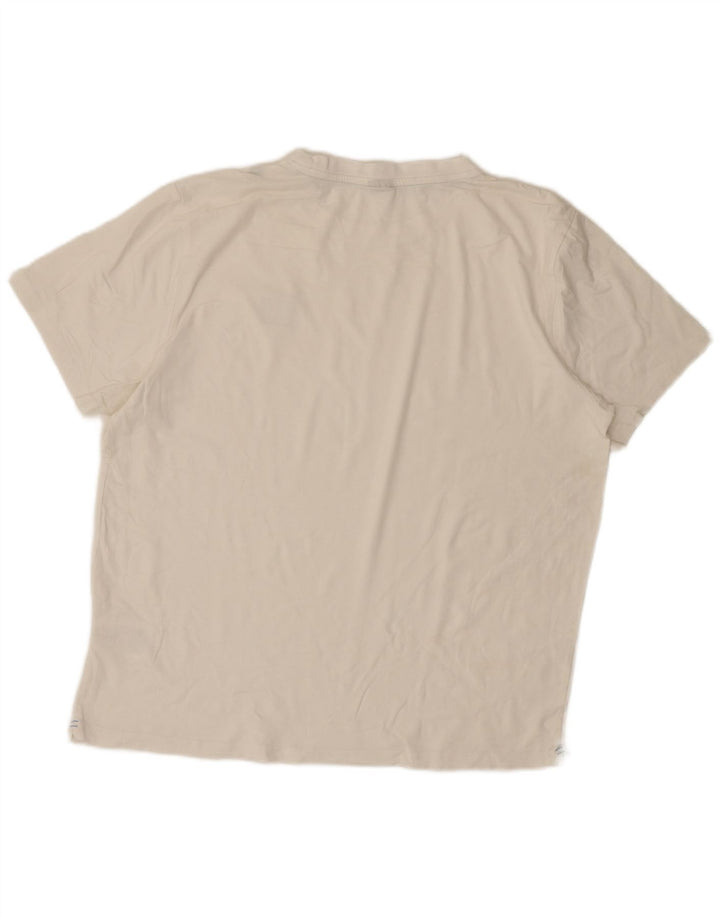 North Sails - Camiseta para hombre, talla grande, algodón blanco