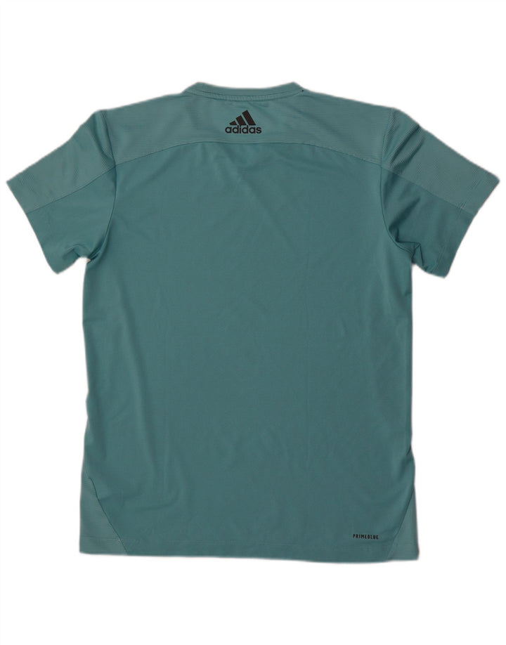 Adidas Hombre Aeroready Graphic Camiseta Top Poliéster Turquesa Medio