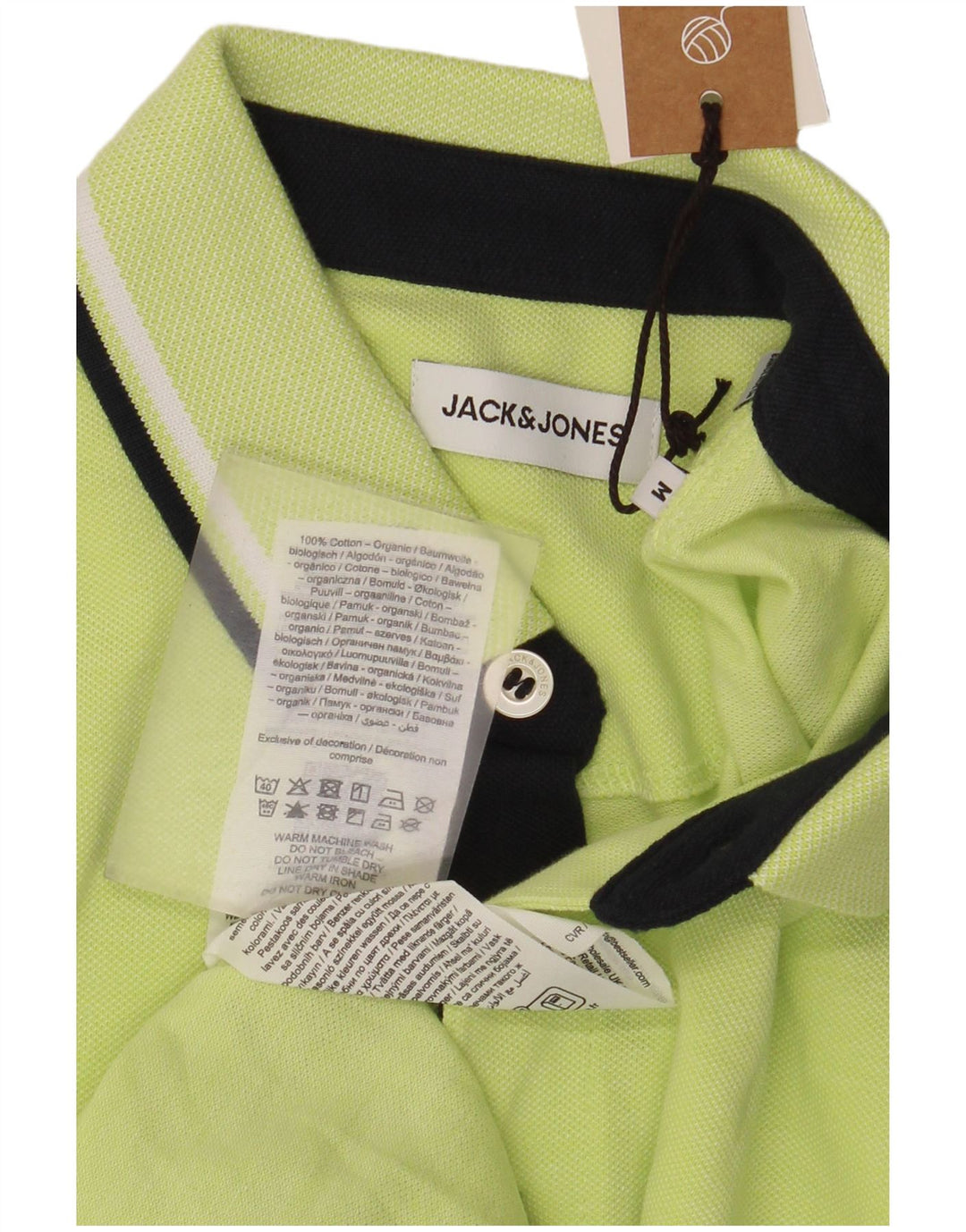 Polo Jack & Jones Hombre Algodón Verde Medio