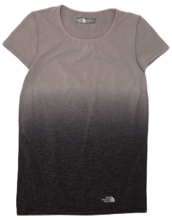 The North Face Womens T-Shirt Top UK 12 Medium Grey Colourblock