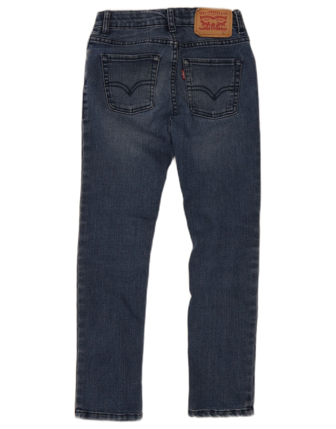 LEVI'S Vaqueros pitillo 510 para niña 7-8 años W25 L22 Algodón azul