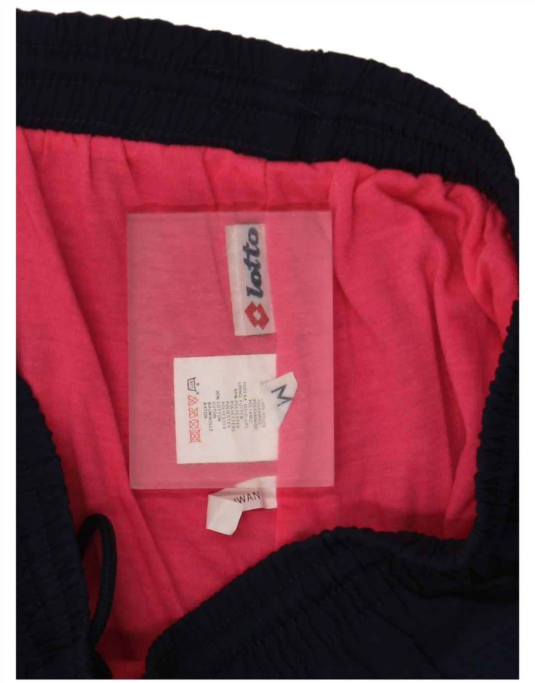 Pantalones De Chándal Lotto Hombre Joggers Medium Azul Marino Nylon