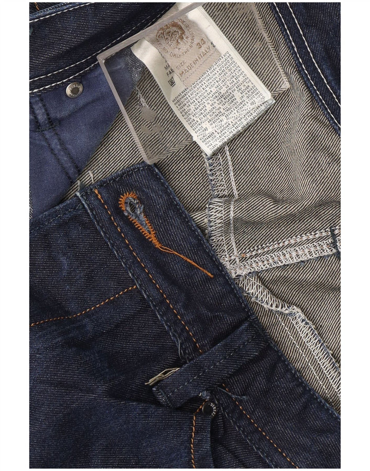 DIESEL Vaqueros Rectos Hombre W34 L28 Azul Marino Algodón