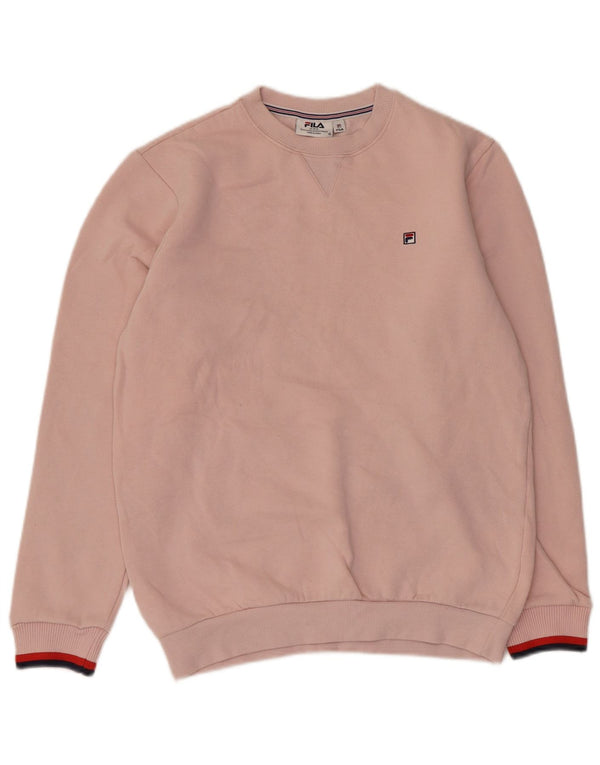 Fila Sudadera extragrande para mujer Jersey UK 2 2XS Algodón rosa
