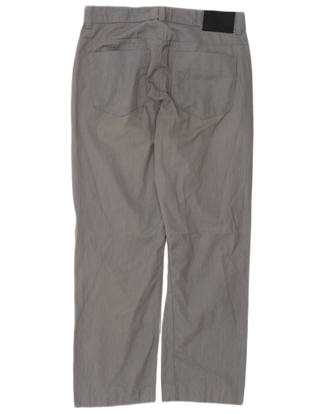 CALVIN KLEIN Pantalón casual recto para hombre W30 L27 Algodón gris