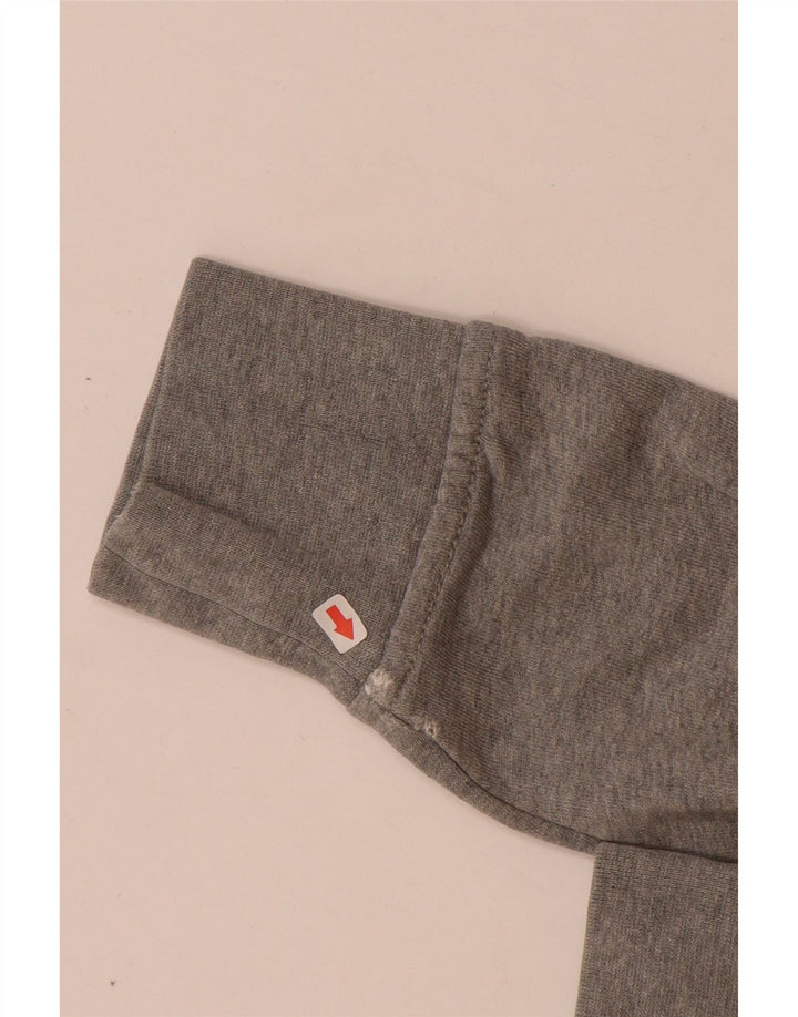 Tommy Hilfiger Hombre Sudadera Jumper Small Gris Moteado Algodón