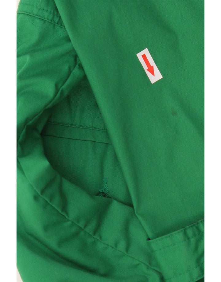 Vintage hombres Yachting Loose Fit chaqueta utilitaria Reino Unido 38 poliéster verde medio