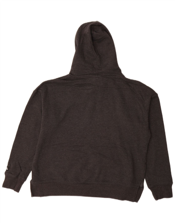 Reebok Sudadera con capucha gráfica extragrande para mujer Reino Unido 14 Algodón gris medio