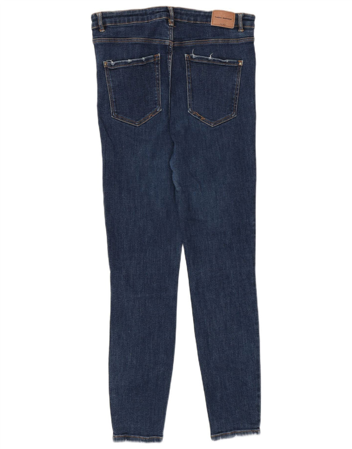 Zara Vaqueros pitillo para mujer EU 42 Large W32 L27 Azul