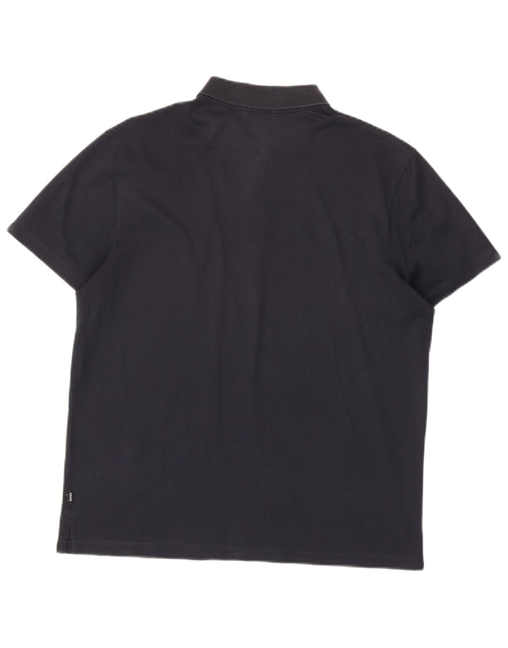 Hugo Boss Hombre | Polo de ajuste regular Negro mediano