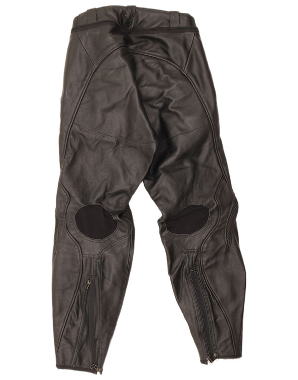 Pantalones Dainese Moto Racer de cuero para hombre talla 52 mediano W32 L29 negro