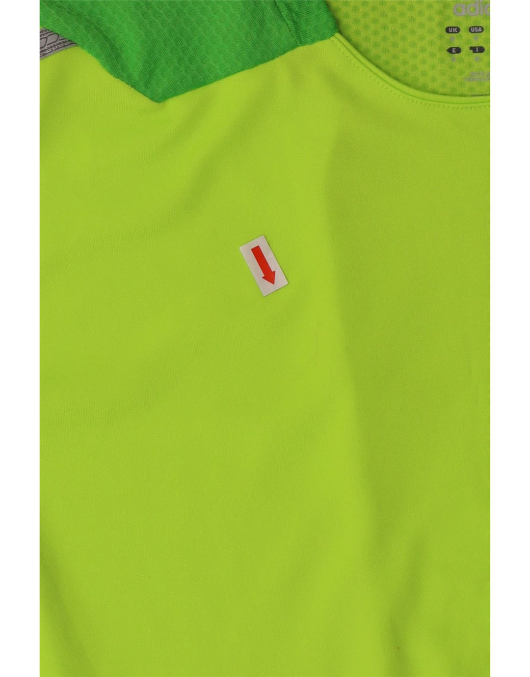 ADIDAS Hombre Regular Camiseta Verde Medio Rayas Poliéster Deportes