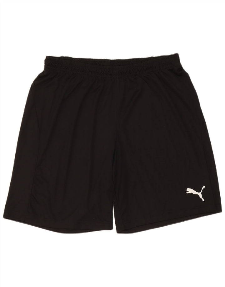Puma - Pantalones cortos deportivos para hombre, talla grande, color negro