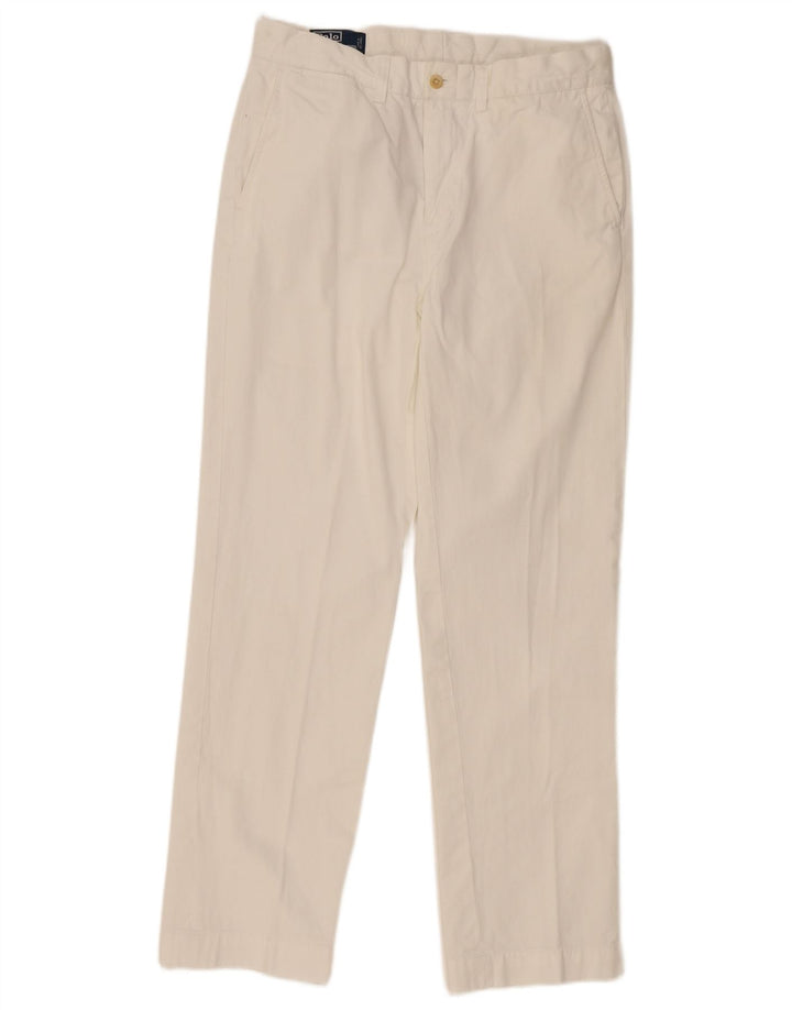 POLO RALPH LAUREN Smith Pant Pantalón chino recto para hombre W32 L32 Blanco