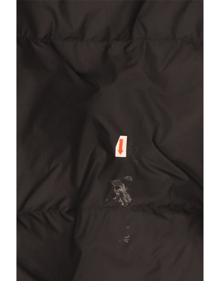 Nike - Chaqueta acolchada con capucha para hombre, talla 40, poliéster negro grande