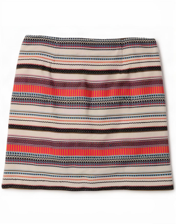 Minifalda para mujer de White Stuff UK 40 Medium W32 Algodón a rayas multicolor