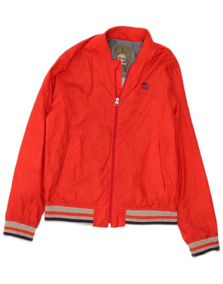 Timberland Cazadora bomber para niño 13-14 años Rojo Colorblock Poliéster