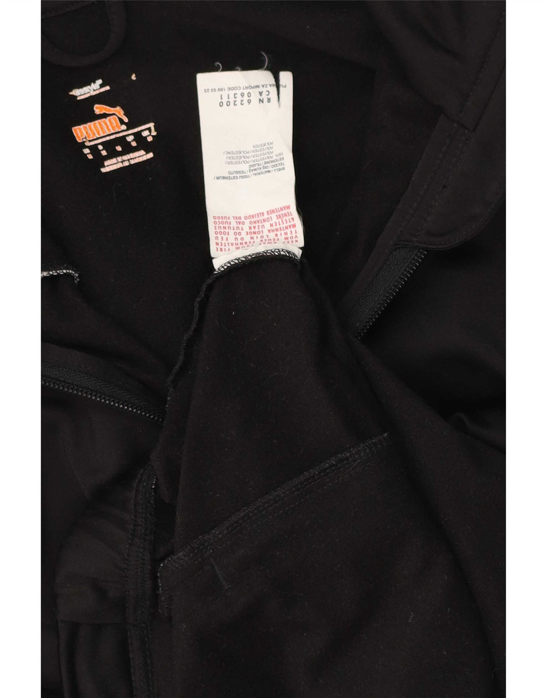 Puma Chaqueta de chándal para hombre con bloques de color negro mediano Poliéster
