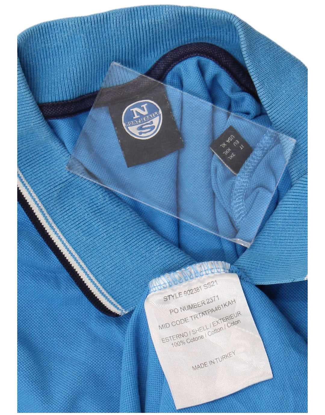 Polo North Sails Hombre XL Algodón Azul
