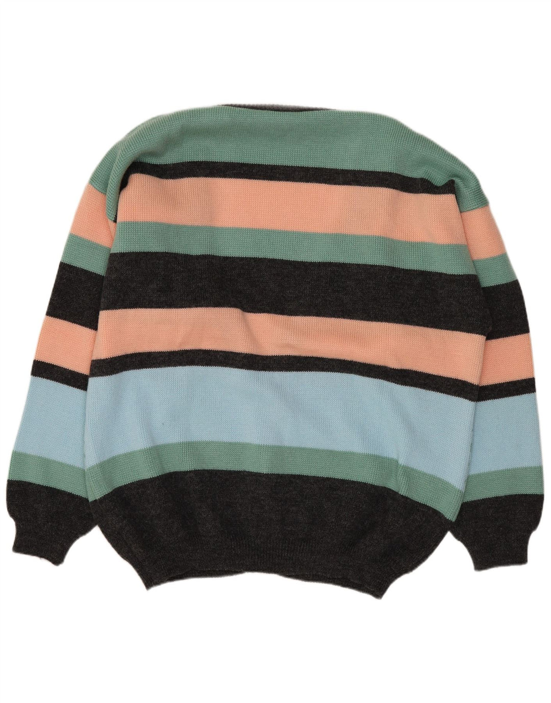 VINTAGE Suéter cárdigan para hombre IT 52/54 Grande multicolor Fair Isle
