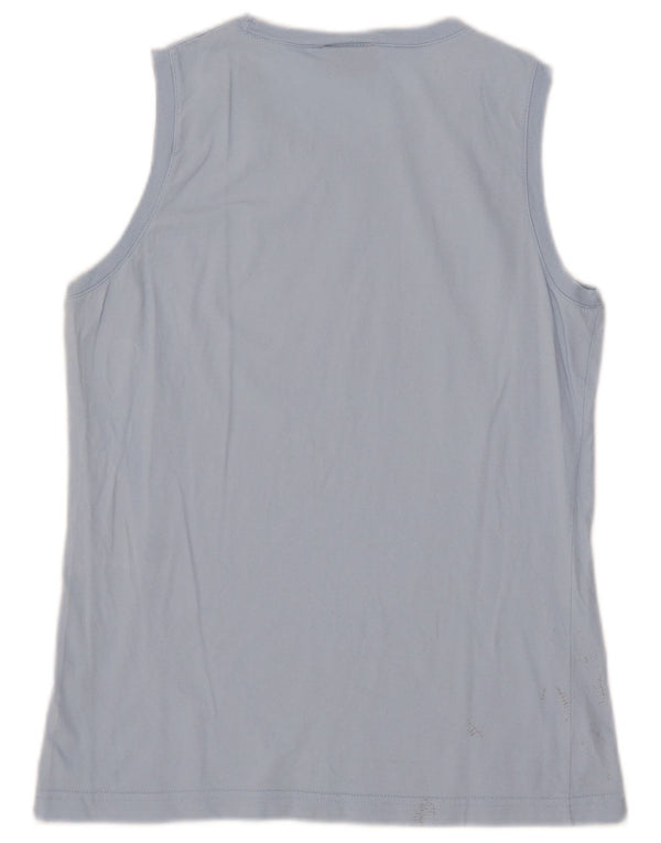 Champion Camiseta sin mangas gráfica para mujer UK 18 XL Algodón azul