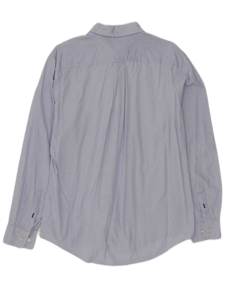 Camisa Tommy Hilfiger para hombre de algodón con lunares azules grandes