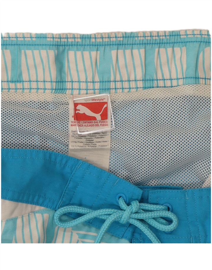 Bañador Puma Hombre Graphic Graphic Azul Medio Colorblock Poliéster