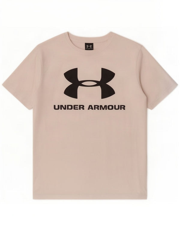Under Armour Camiseta gráfica para mujer Top UK 44 Grande Algodón blanco