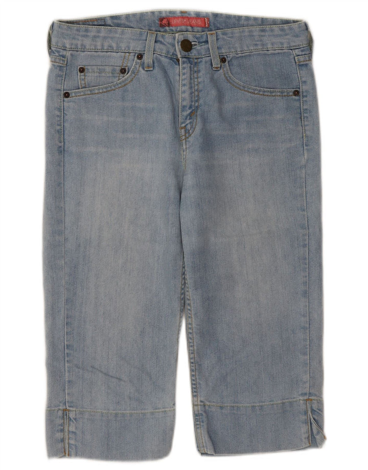 Levi's Bermudas vaqueras para mujer US 9 Medium W32 Blue Ramie