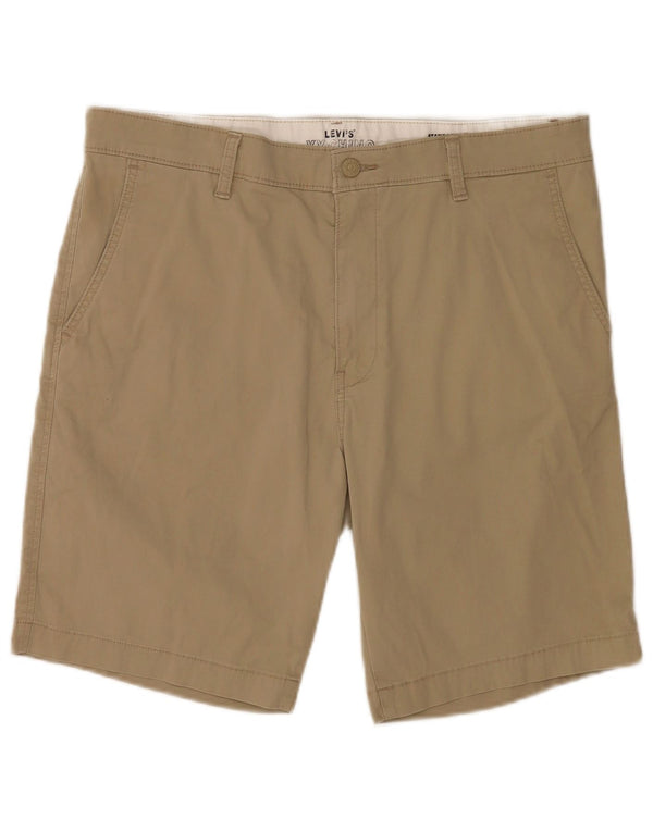 Levi's Pantalones cortos chinos de ajuste estándar para hombre W36 Algodón caqui